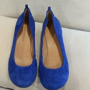 Cobalt blue ballet flats